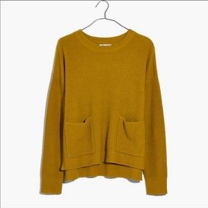 Madewell Patch Pocket Pullover Sweater (SMALL)